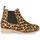 Schoenen Dames Laarzen Bensimon BOOTS CREPE Leopard