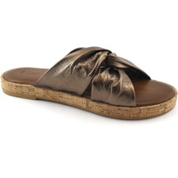 Schoenen Dames Leren slippers Inuovo INU-E18-8254-BR Brown