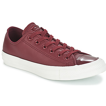 Schoenen Dames Lage sneakers Converse CHUCK TAYLOR ALL STAR LEATHER OX Bordeaux