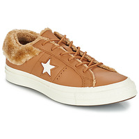 Schoenen Dames Lage sneakers Converse ONE STAR LEATHER OX  camel