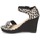 Schoenen Dames Sandalen / Open schoenen Moony Mood IVONGA Zwart / Leopard