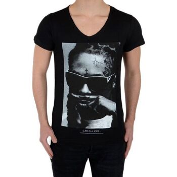 Textiel Jongens T-shirts korte mouwen Eleven Paris 40285 Zwart