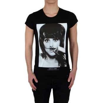 Textiel Jongens T-shirts korte mouwen Eleven Paris 40401 Zwart