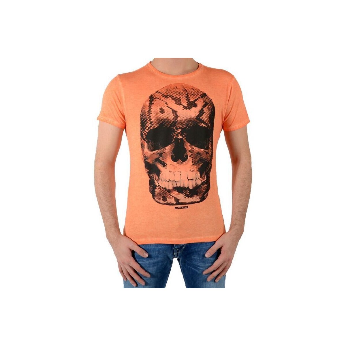 Textiel Heren T-shirts korte mouwen Japan Rags 38860 Orange