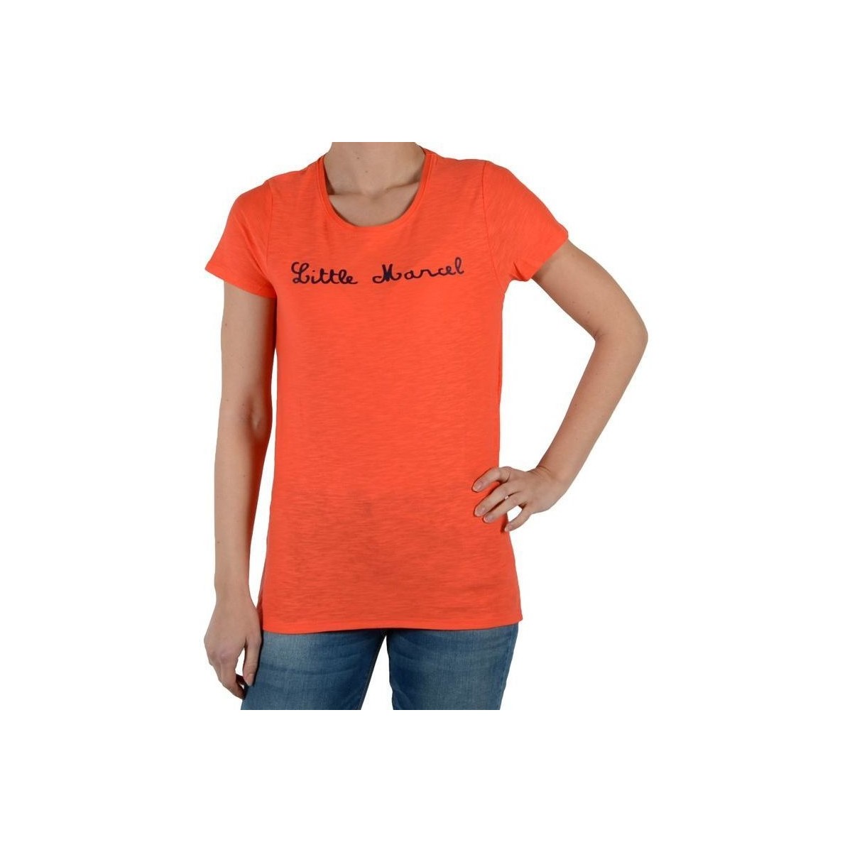Textiel Dames T-shirts & Polo’s Little Marcel 28450 Roze