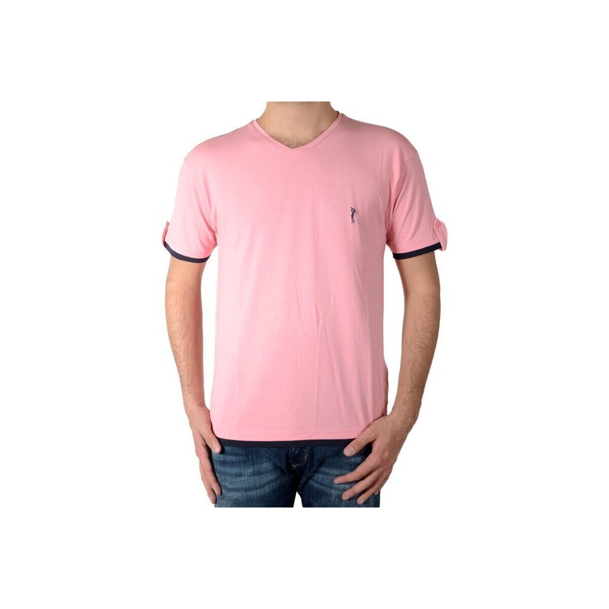 Textiel Heren T-shirts korte mouwen Marion Roth 55790 Roze