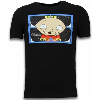 Textiel Heren T-shirts korte mouwen Local Fanatic Stewie Home Alone Zwart