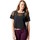 Textiel Dames T-shirts korte mouwen Reebok Sport Cardio Fashion Top Zwart